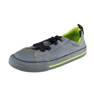 Converse All Star Toddler‎ Boys 10 Medium Gray Low Top Fabric 754343f